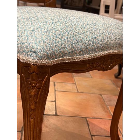 mediteransky tyrkysovy caluneny stolicka orechova bukova jedalenska stolicka s jedinecnou latkou vintage klasicky toskansky styl stolicky vyrezavany kvetinovy.jpg